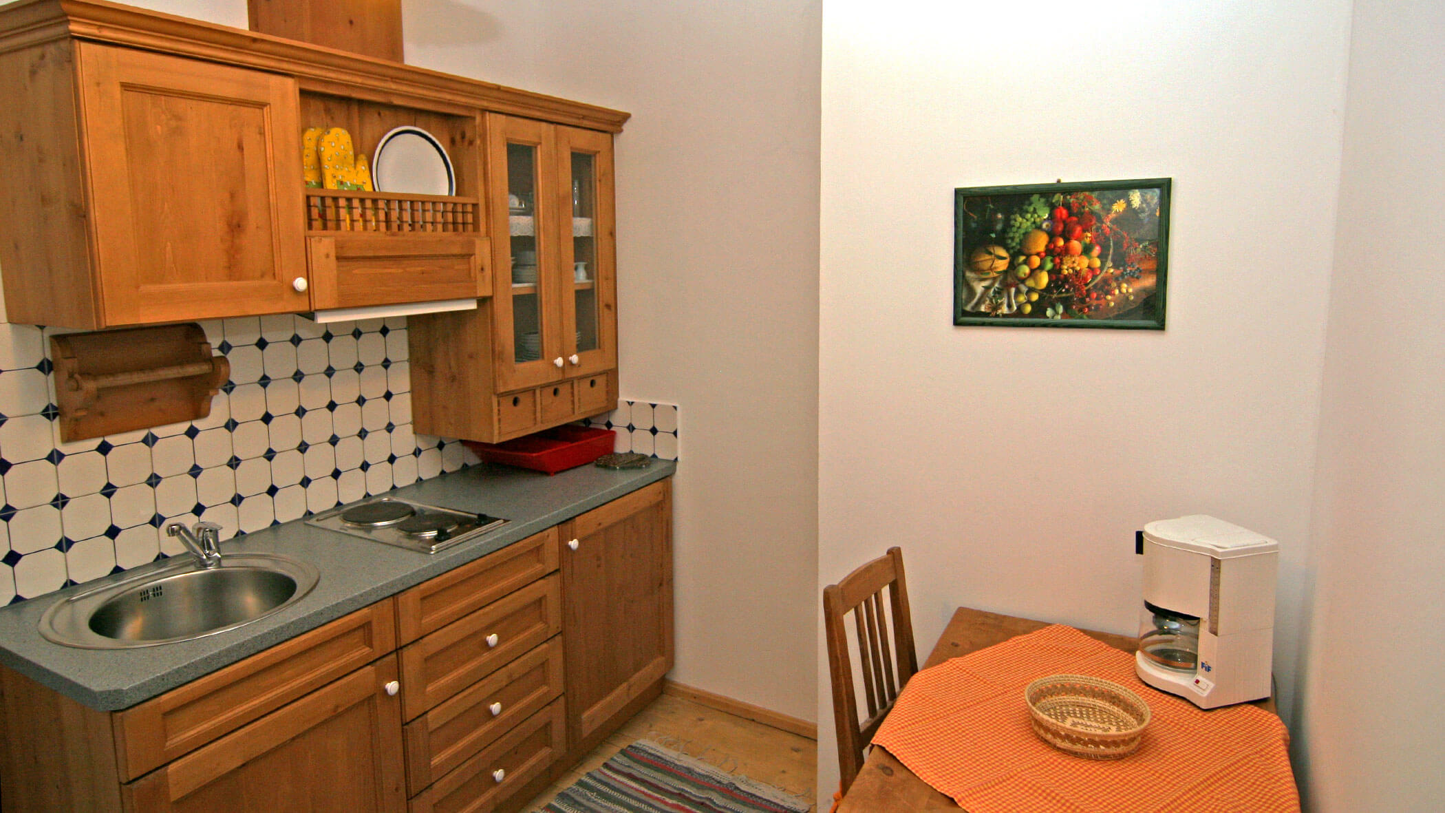 Apartment1 - Kitchen - Stroblhof